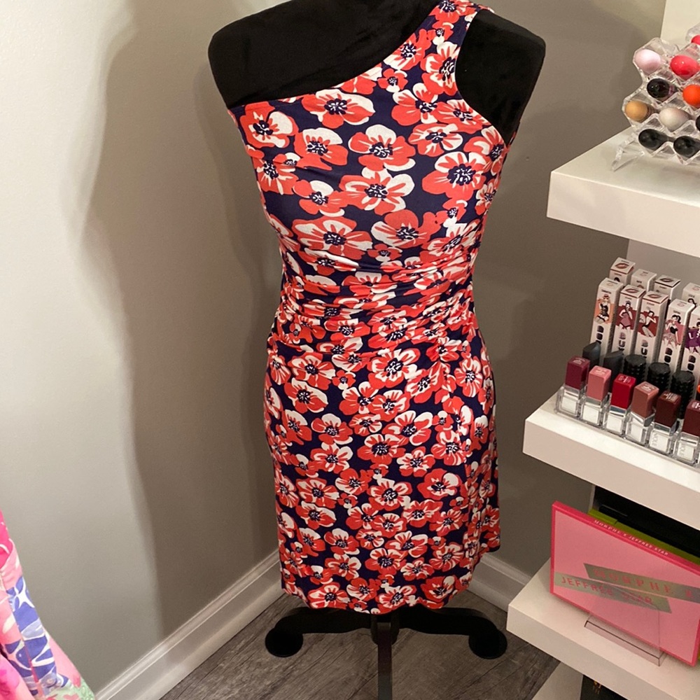 Lilly Pulitzer one shoulder dress